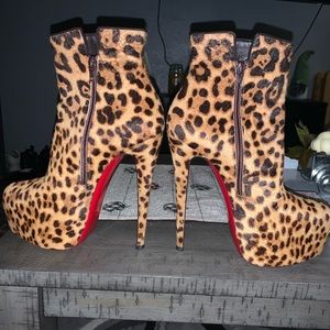 Christian Louboutin Fierce Ponytail Booties